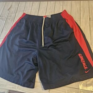 Gonzaga Bulldogs Shorts Mens XL Nike NCAA‎ Basketball Mesh Drawstring Team